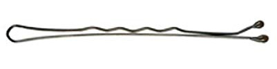 Comair Pretty Fashion 3150134 Hair Clips 48 mm Wavy Pack of 24 Brown