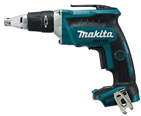 Makita DFS451ZJ – Destornillador eléctrico (18 V, en MAKPAC, incluye 1 batería 1,5 Ah dfs452y1j
