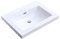 Durovin Bathrooms Luxurious Stone Resin Bathroom Basin - Self Rimming Drop in Sink - Semi Recessed - One Tap Hole with Overflow (600 x 480mm)