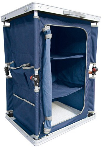 Ferrino 61789 Schrank Faltschrank Camping, Blau