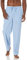 Amazon Essentials Herren Gewebte Straight-Fit Pyjamahose Mit Taschen, Hellblau Streifen, L