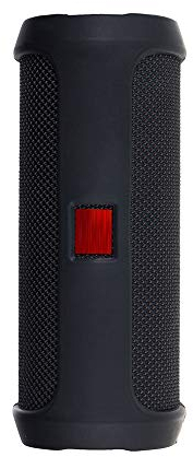 Colorful Für JBL FLIP 4 Bluetooth Lautsprecher Schutzhülle, Lautsprecher Silikon Tragetasche Hülle Case Schutz für JBL FLIP 4 Bluetooth Lautsprecher (Schwarz)