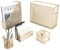 Blu Monaco 5-teiliges niedliches Bürobedarf-Gold-Schreibtisch-Organizer-Set - Zeitschriftenhalter, Stiftschale, Haftnotizenhalter, Briefsortierer - Gold-Schreibtisch-Zubehör