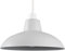 MiniSun | Retro Style Grey Metal Ceiling Light Shade | Pendant Lights, Home Décor & Improvement Essential | Includes 10W LED Bulb [3000K Warm White] | 288cm Shade Width