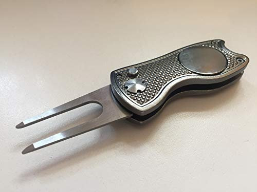 PGA Pro Pitchgabel Snap Divot Tool (dunkelgrau Darkgrey)