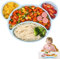 Ballery Plato Bebe Ventosa, Platos de Silicona para Bebé Antideslizante Plato Silicona para Infantil Plato de Alimentación para Tronas y Sillines Seguro en Lavavajillas/Microondas (Azul)
