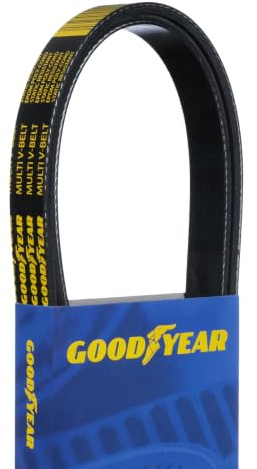 Goodyear Belts 1060995 Serpentine Belt, 6-Rib, 99.5 Length for 1990-2020 for 1990-2008 Chevrolet & 1993-2010 Ford