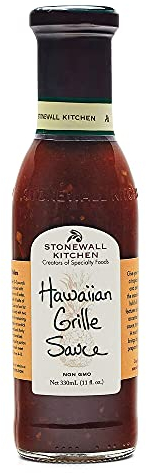 Stonewall Kitchen Hawaiian Grille Sauce, 330 ml – Fruchtig-deftige BBQ-Sauce mit Ananas, ideal für Hähnchen und Schweinefleisch