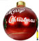 CaCaCook Weihnachtsdekorationen Weihnachten Aufblasbar Ball,60cm PVC Riesen Aufblasbarer Weihnachtsball mit Pumpe,Christbaumkugel Weihnachtskugeln Christbaumschmuck