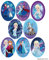 8 toppe serigrafate per bambini da stirare sui vestiti. Applicazioni termoadesive per riparare e decorare pantaloni, giacche, maglioni, zaini. Frozen)