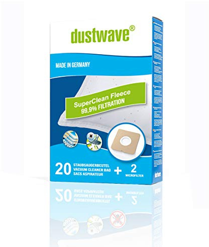 80 Staubsaugerbeutel + 8 Filter mehrlagiges Micro-Vlies geeignet und kompatibel mit Swirl Y98, Y198, Y298 - dustwave® Markenstaubbeutel Made in Germany
