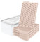 WIBIMEN Mini-Eiswürfelformen, verbesserte kleine Eiswürfelformen, einfaches Herausnehmen, 104x4 Stück, winzige Eiswürfelform, Saft (4xrosa Eiswürfelformen, Eisbehälter und Eisschaufel)