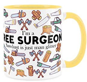 Tree Surgeon Mug Fun Trades Gift - White Coffee/Tea Present