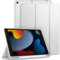 CACOE Cover Custodia Compatibile con iPad 8a Generazione 2020/iPad 7a Gen 2019, Leggero Cover Protettivo Supporto Pieghevole con Pencil Holder per iPad 10.2, Auto Sveglia/Sonno，argento