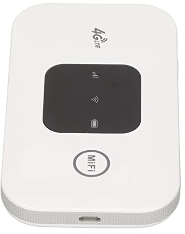 KIMISS Mobile Hotspot WiFi Devices Sim WiFi Hotspot Abs Portable Internet Hotspot 150Mbps Haute Vitesse Carte Sim 4G Forte Couverture Routeur De Carte Sim pour Les Voyages De Bureau À