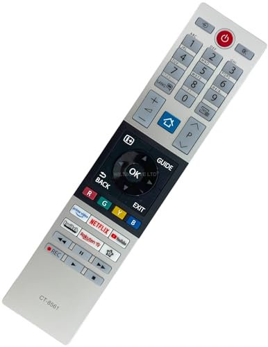 Original 30110095 CT-8561 RC42151 TV Fernbedienung kompatibel mit Toshiba 43L2163DG 43L2863DA 43L2863DG 43L3863DA 43L3863DG 43L3869DAX Smart LED