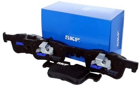 SKF Scheibenbremse Bremsbelag VKBP 80122-4er Set - Position Vorderachse Höhe 93 mm Länge 203 mm Breite 131 mm Dicke 18,2 mm - OE Qualität | Kompatibel mit: BMW 1, 1, 3, 3 Gran Turismo, 3 Touring, 4 Cabriolet, 4 Coupe, 4 Gran Coupe