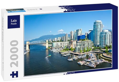 Lais Jigsaw Puzzle Beautiful view of Vancouver, British Columbia, Canada 2000 pieces