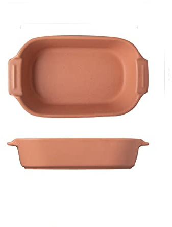 Cuiynice Ensembles d'assiettes de cuisine Assiette de petit-déjeuner en céramique pour usage domestique Assiette creuse Assiette de cuisson avec poignée Convient pour le fromage, les fruits et les des
