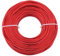 Uxney Alambre para joyas, alambre de aluminio de 3 mm de grosor, alambre de metal para manualidades, alambre de aluminio, alambre, manualidades, metal (rojo, 30 metros)