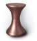 KONEST Tam Tam Metal Stool in Matte Rose Gold - Stylish Design, Practical, Elegant Finish, Versatile Furniture for Living Room, Bedroom, Outdoor Use, Robust and Portable Extra Seat