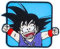Comercial Mercera, Aufnäher Patches, Dragonball Z, Goku - Charakter, Aufnäher Ideal für Mützen, Jacken, T-Shirts oder Schultaschen, 100% Polyester, 6x6 Zentimeter