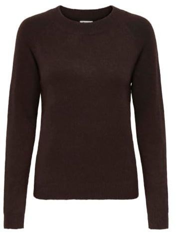 ONLY Damen Pullover Strickpullover ONLRICA Life 15204279 ,Chocolate Torte ,L