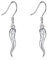 DAYLINLOVE Italienische Horn Ohrringe 925 Sterling Silber Glücksklee Italienische Horn Ohrringe Cornicello Ohrringe Talisman Schutz Amulett Italienischer Hornschmuck Geschenke für Frauen