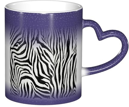HGFVY Heat Sensitive Color Changing Coffee Zebra Print Mug In The Sky Magic Mug Ceramic Coffee Mugs As Gifts