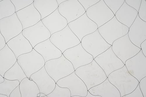 Teichnetz Laubschutznetz, 30 x 15 m Vogelschutznetz für Garten und Teich, Schwarz