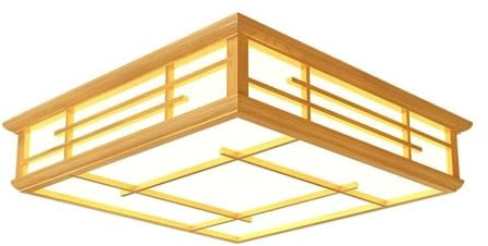 LYOUAE Moderne Deckenleuchte Deckenlampe Moderne quadratische LED-Deckenleuchte im Zen-Stil for Arbeitszimmer und Wohnungen(35cm)