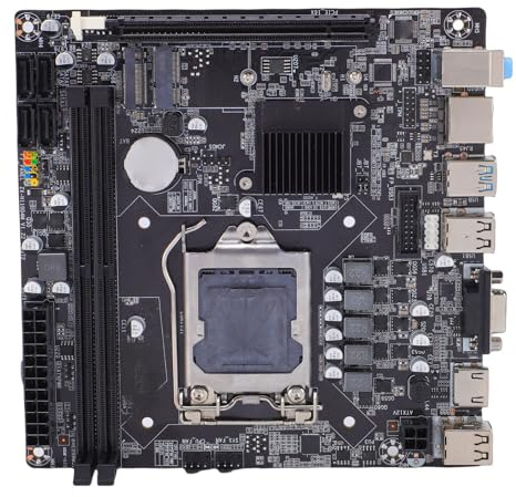 YUEHISY H110 LGA 1151 Motherboard, Unterstützt Core I7/i5/i3 Pentium Celeron CPU der 6., 7. und 8. Generation, DDR4, M.2 NVMe SATA 3.0 6 Gbit/s