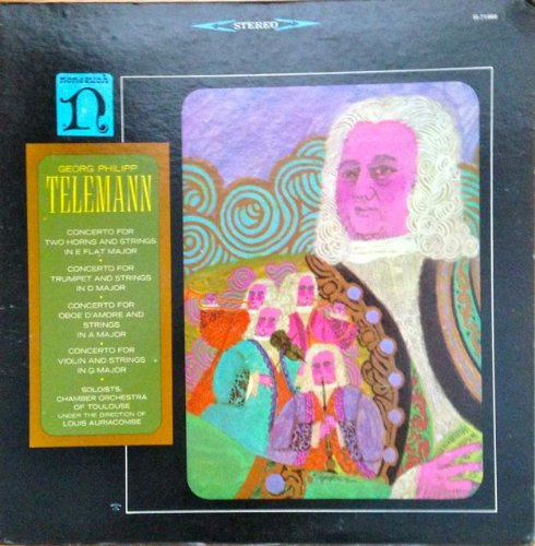 Telemann: Concerto for Two Horns and Strings in E Flat Major / Concerto for Trumpet and Strings in D Major / Concerto for Oboe D'Amore and Strings in A Major / Concerto for Violin and Strings in G Major