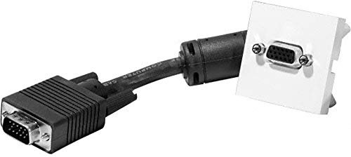 CONECTICPLUS Prise Murale VGA avec câble de 5m - 45x45