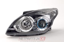 Johns, Scheinwerfer Halogen Front Haupt passend für Hyundai i30 07/10-11/11 H7 H1 Links