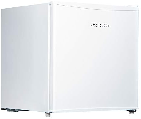 Cookology MFZ32WH Table Top Mini Freezer in White - 31 Litre Capacity - For Counter Tops - Adjustable Temperature Control & Legs - Removable Wire Shelf - 4 Star Rating