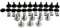 TarosTrade 29-0361-N-83633 Kit D'Attache De Cache Sous Moteur
