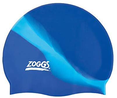 Zoggs Adult Swimming Caps, Comfortable Adult Swimming hat, Non-Slip Lining Adult Swimming Hat, Shaped Swimming Cap, Chlorine Beating Zoggs Swim Cap (One Size)