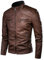 Giacca In Pelle Da Uomo,Giacca Da Moto Retrò Casual Slim Colletto Alla Coreana, Giacca Invernale Da Uomo In Stile Motociclista Tascabile Giacche Pilota Cappotto In Ecopelle, Per Andare In Moto, Fes