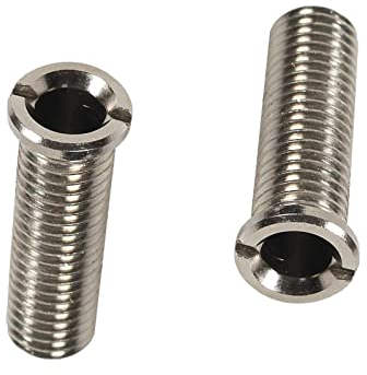 2 Pcs Sink Basket Screws 45mm Stainless Steel Sink Bolt Screws Thicken Extended Bolts or Sink Units Wash Basin Strainer Plug