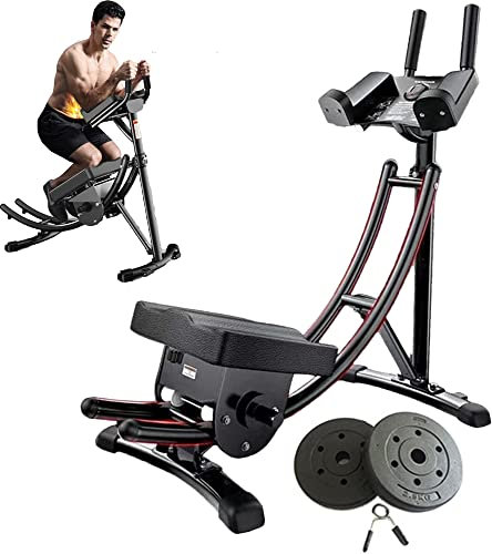 Ab Glider, Ab Machine, Bauch Crunch Machine, Side Shaper Ab Machine, Bauchtrainer mit PU-Abdeckung, Schaumstoffsitz, Bauchtrainer, Kapazität, Side Shaper ( 2)