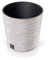 Gardening Naturally Fora Flowerpots, Stylish and Durable Plant Pots for Indoor and Outdoor Use (Round Pot 25cm - White)