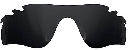 Wetnenss Lentes de repuesto para gafas de sol Oakley RadarLock Path/polarizadas de 1,5 mm/fáciles de instalar (negro)
