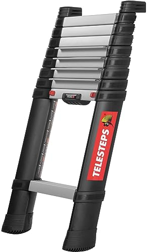 PROREGAL Stufen-Teleskopleiter Prime Line | 9 Stufen | Leiter, Teleskopleiter, Trittleiter, Bockleiter, Sprossen-Doppelleiter