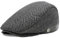 Superora Herren Schiebermütze Barett Cap Baumwolle Unisex Mütze 1920 Stil Herren-Schiebermütze Winter Warme Flat Cap mit Karomuster Baumwollmützen