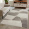 carpet city Teppich Kurzflor Braun - 200x290 cm - Moderne Wohnzimmer-Teppiche Geometrisch mit 3D-Optik - Flachflor Bodenbelag Deko Schlafzimmer, Esszimmer