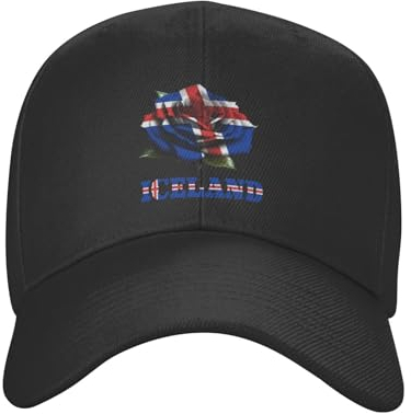 KWQDOZF Rose Island-Flagge Baseballkappe für Männer und Frauen verstellbar Klassische Papa-Mütze Trucker-Kappe für Laufen Outdoor-Aktivitäten