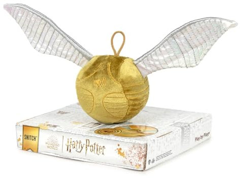 Famosa Softies - Peluche Snicht Dorada de Harry Potter, Juguete del objeto mágico de Quidditch, Peluche Interactivo con Sonido y Vibración, Apto para niños a partir de 0 años, Famosa (760023254)
