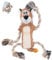 CneeeeeB Squeaky Dog Toys, Tug of War Dog Toy for Large Dogs, Plush Puppy Toys with Pull Rope, Interactive Dog Toys for Small, Middle, and Big Dogs
