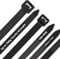 DUNSOO 100 Pezzi Fascette Plastica Lunghe Nero, 350 x 8mm Fascette Elettricista per Uso Interno ed Esterno, Gestione dei Cavi Elettrici, Fili, Giardinaggio